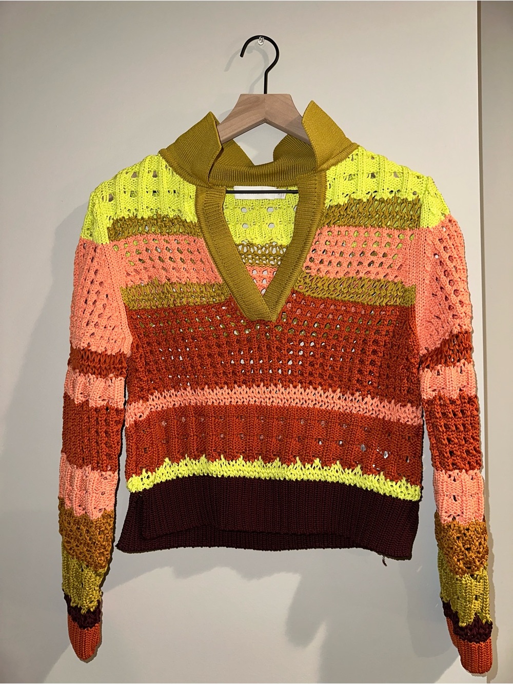 Jonathan Simkhai Otis crochet sweater